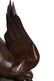 EXOTIC ASIAN CARVED HARDWOOD SCULPTURE OF BIRD - 2