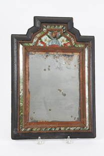 Queen Anne Courting Mirror: 18 x 12 ½ inches