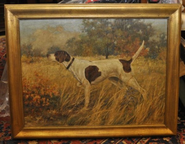 American School (20th century) On point, signed R: American School (20th century) On point, signed Ray Hayden, L.R. Oil on board, 18 in. X 24 in. framed