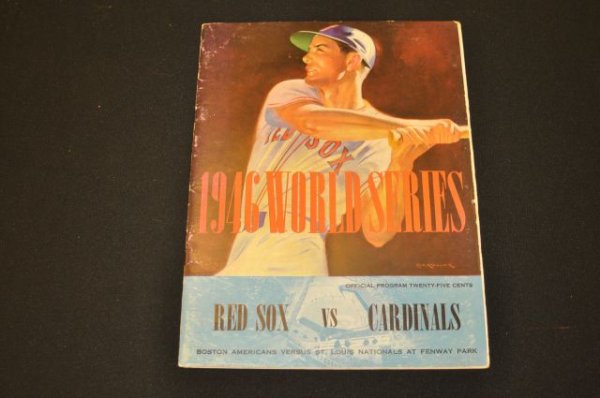 1946 Red Sox vs. Cardinal World Series Program: 1946 Red Sox vs. Cardinal World Series Program