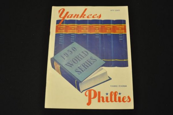 1950 Yankees vs. Phillies World Series Program: 1950 Yankees vs. Phillies World Series Program