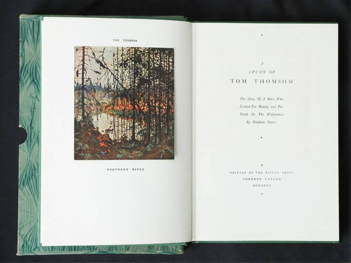 Blodwen Davies "study Of Tom Thomson" Signed 1935