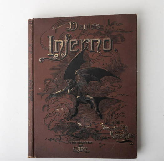 1901 Book Dantes Inferno Illustrated By Gustave