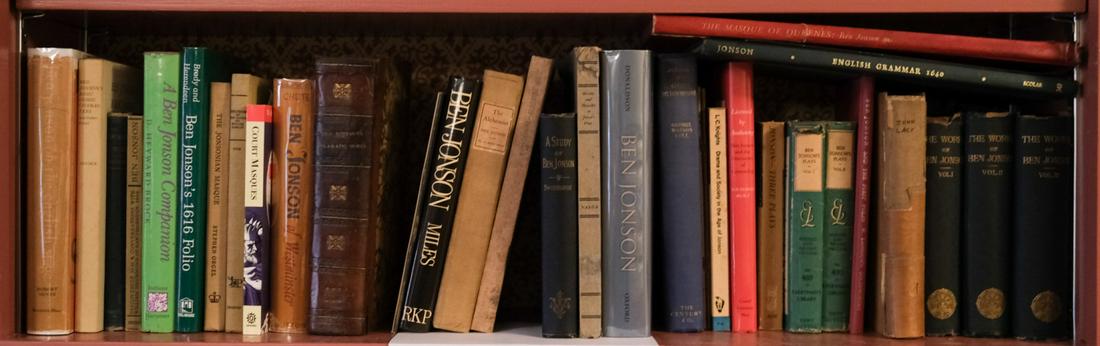 (3) SHELF FEET by and about BEN JONSON: Including: "Dramatic Works" London. John Stockdale 1811.