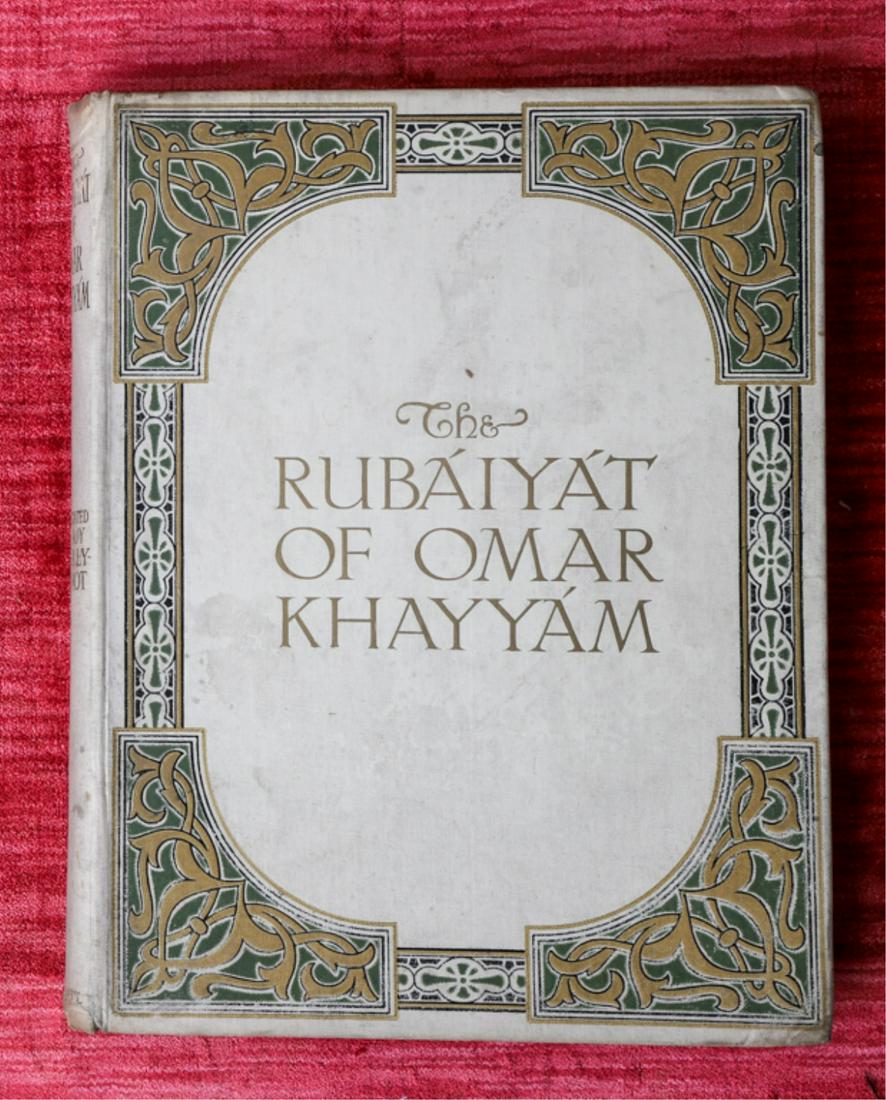 RUBAIYAT OF OMAR KHAYYAM EARDLEY-WILMOT 1912: 1st Edition. London. Kegan Paul, Trench. hardcover cloth bound. 10 x 8 inches
