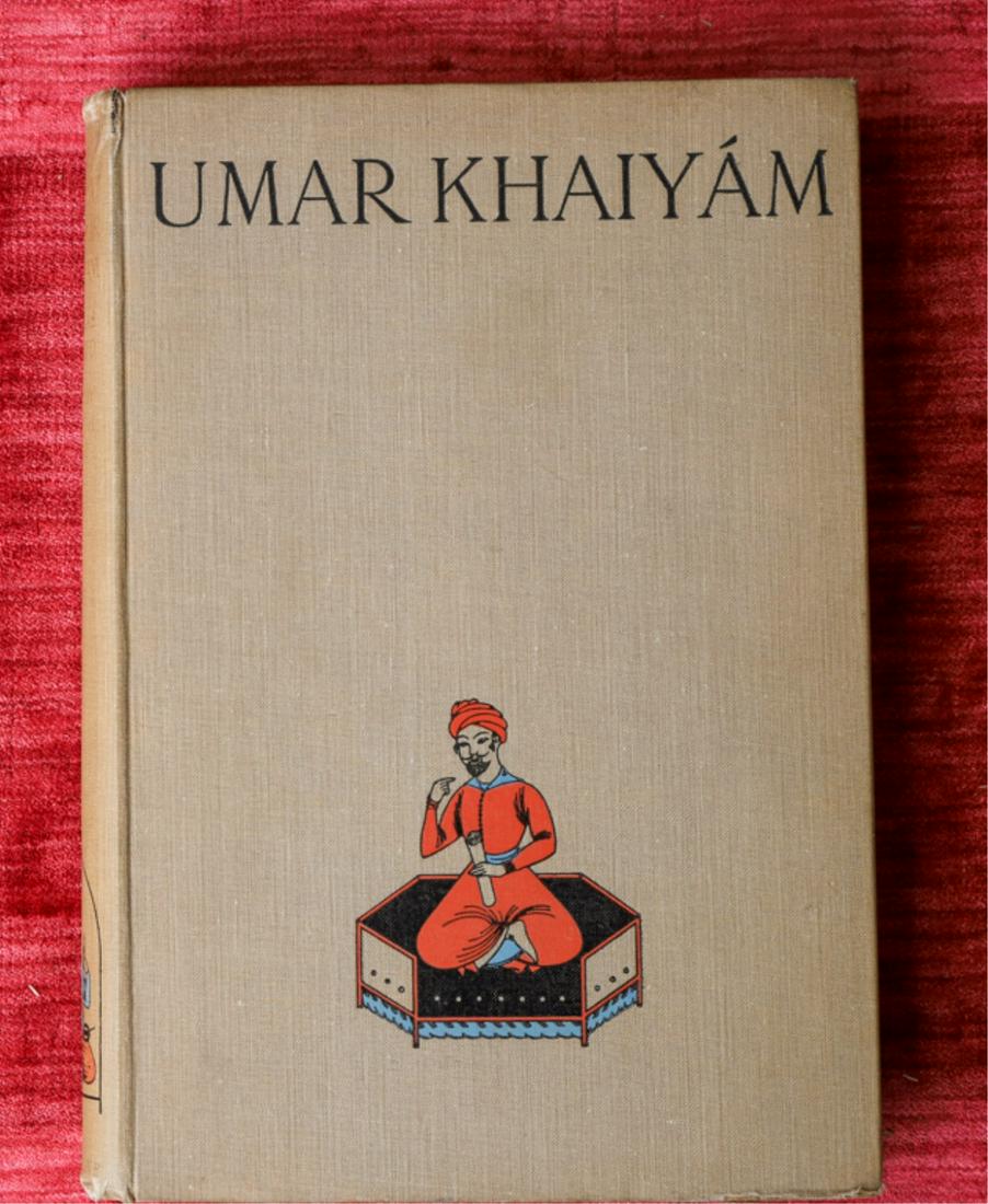 RUBAIYAT OF OMAR KHAYYAM BARON CORVO 1924: London. John Lane. hardcover cloth bound. 11 x 7 1/2 inches. illustrated by Hamzeh Carr.