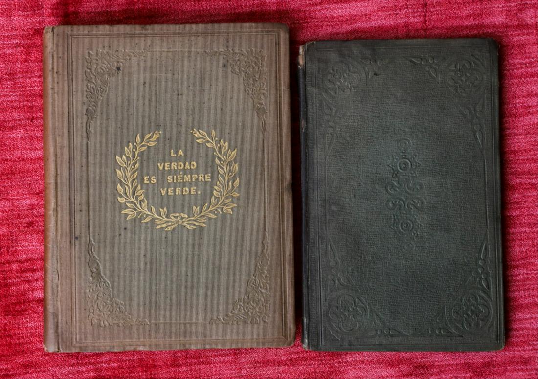 POLONIUS and "EUPHRANOR" LONDON 1852 & 1851: William Pickering. hardcover cloth bound. 7 x 5 1/2 inches