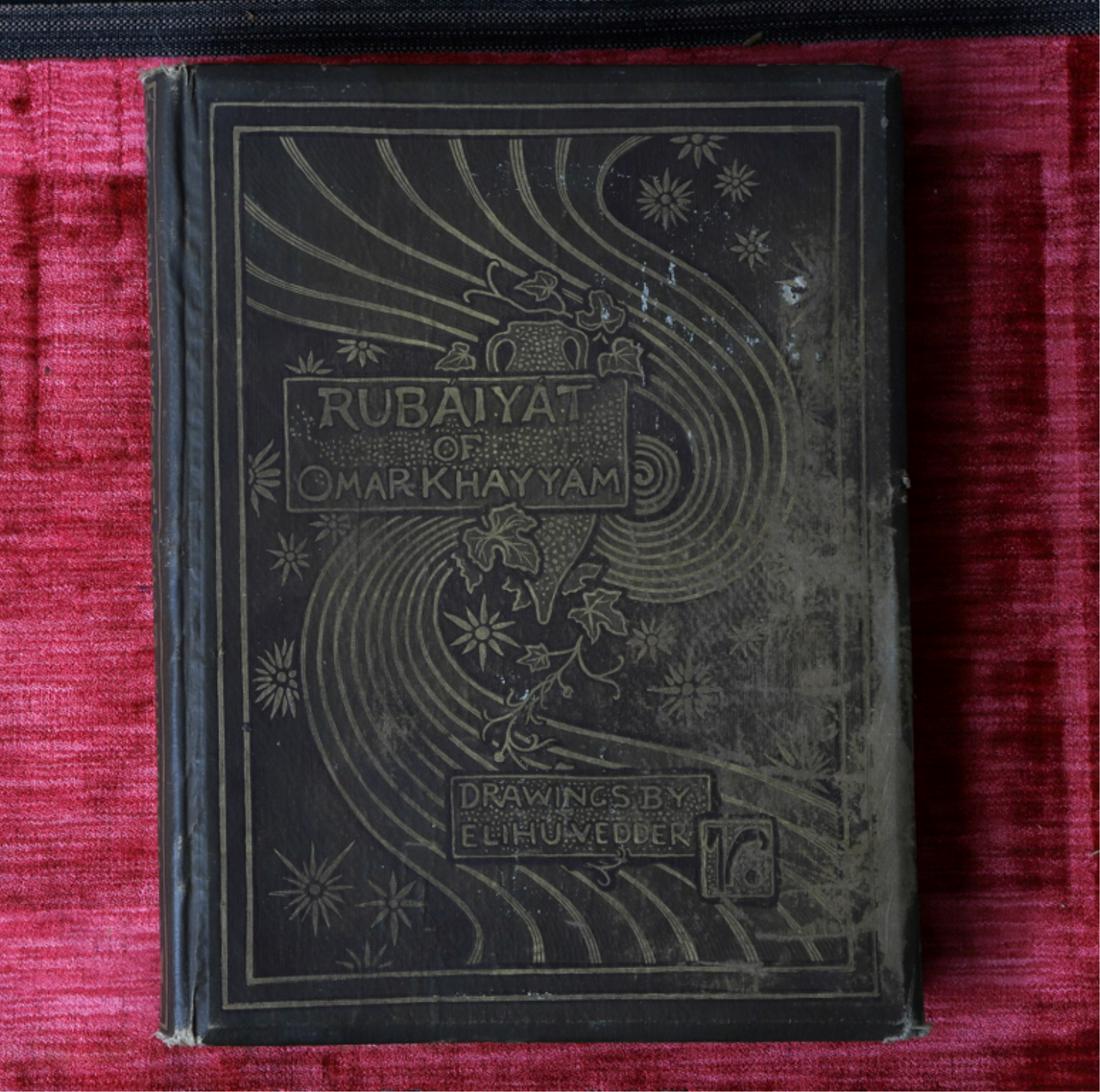 RUBAIYAT OF OMAR KHAYYAM ELIHU VEDDER 1886: Boston, Houghton Mifflin & Co. 1886. hardcover cloth bound. 12 1/2 x 9 inches.