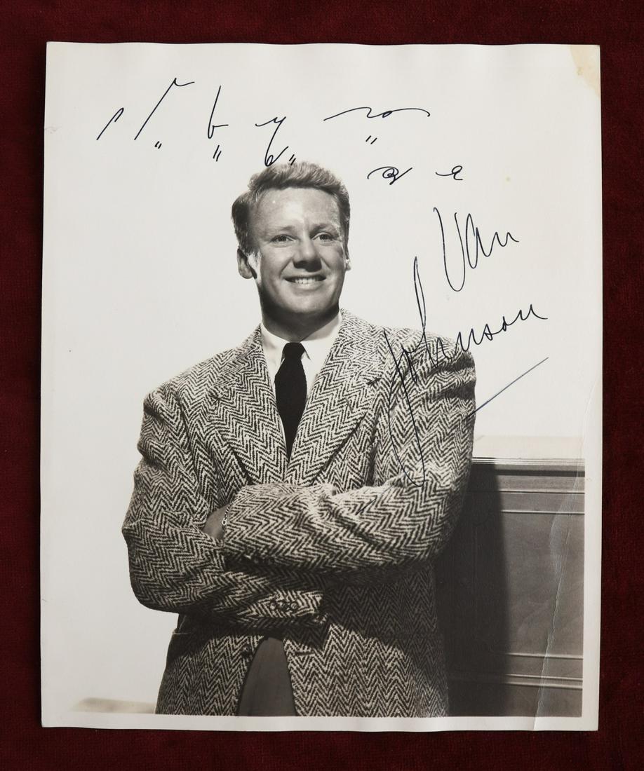 AUTOGRAPHED PHOTO of CHARLES VAN DELL: Charles Van Dell Johnson (August 25, 1916 – December 12, 2008) was an American film, television, theatre and radio actor, singer, and dancer. He was a major star at Metro-Goldwyn-Mayer during and af