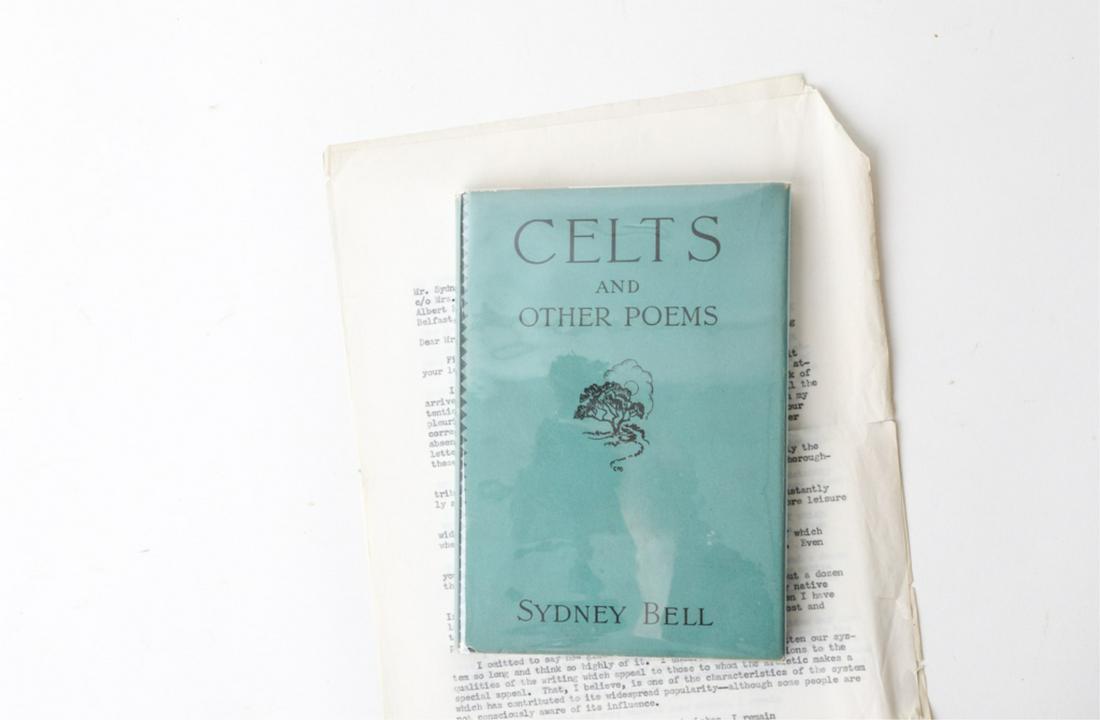 SYDNEY BELL "CELTS AND OTHER POEMS" 1946 SIGNED: Dublin. Browne and Nolan Ltd. hardcover 1/2 cloth bound. 7 1/2 x 5 inches. Original dust jacket.