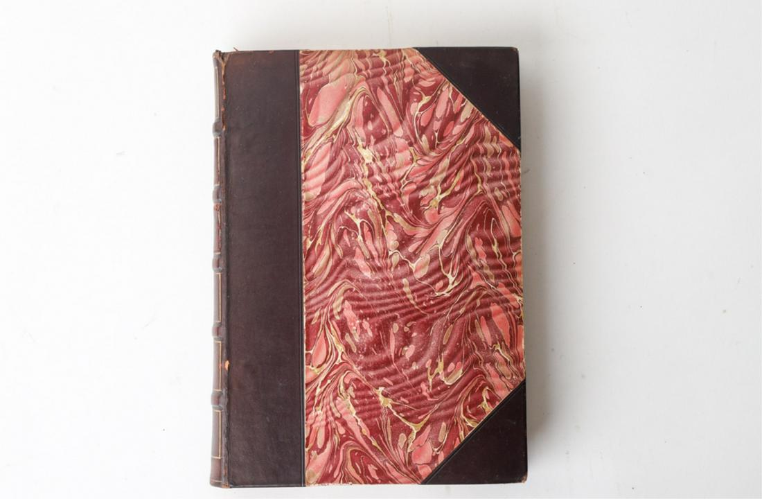 SIR WALTER SCOTT "COMPLETE POETICAL WORKS" 1900: Boston. Houghton Mifflin. 1900. hardcover leather bound. 8 x 6 inches. Together with a 1998 10 pound bank note with the image Scott.