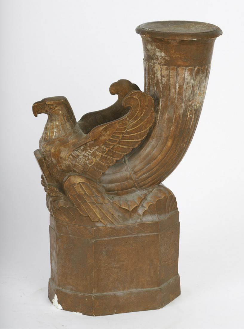 WALKER HANCOCK (1901-1998): Architectural Element with Eagle plaster. signed and inscribed "To Ann and Bill". 17 inches.