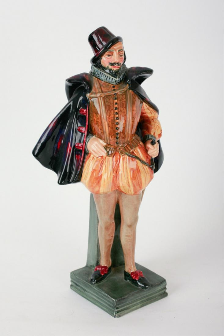 ROYAL DOULTON FIGURE SIR WALTER RALEIGH: Standing posed with hand on sword, HN2015, 11.75 inches high