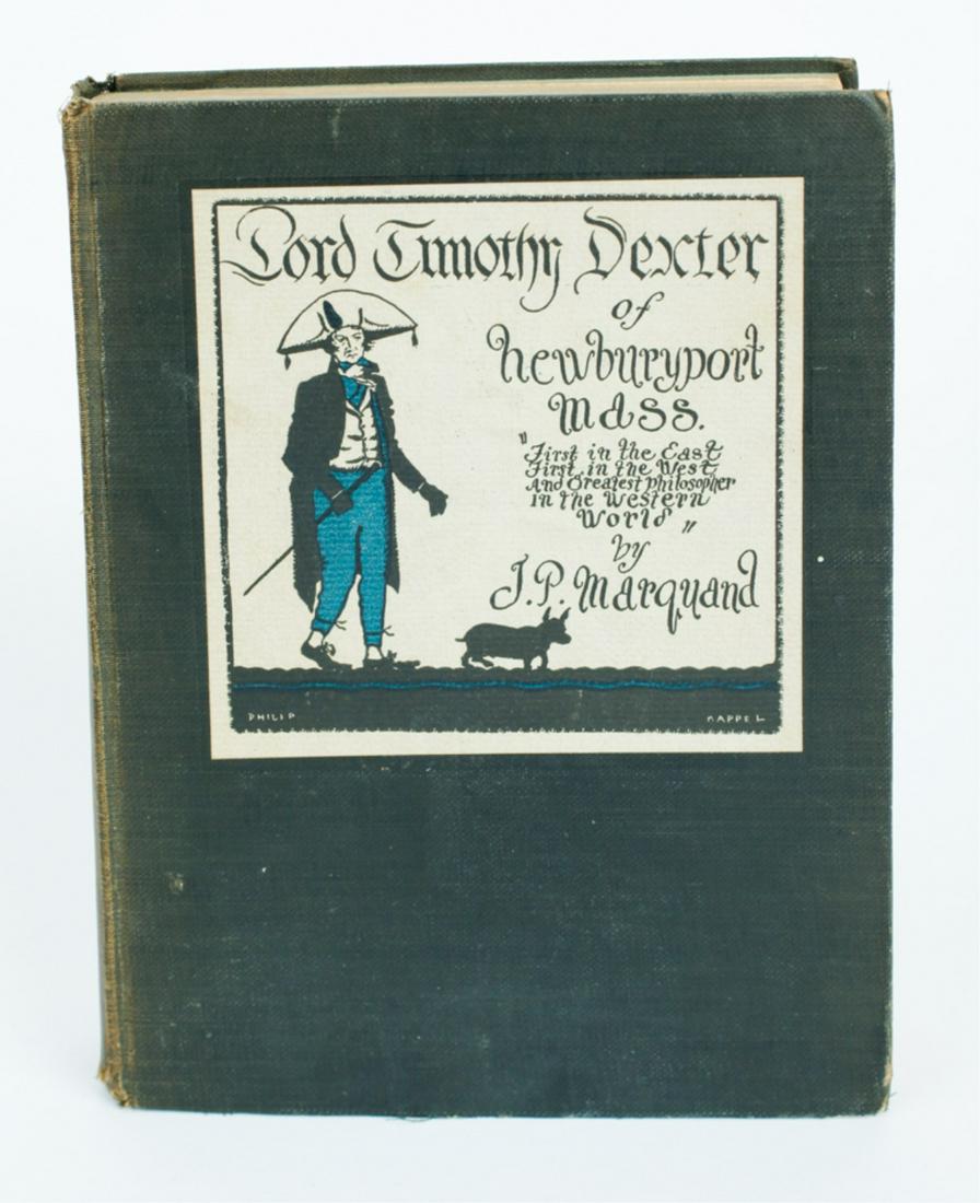 LORD TIMOTHY DEXTER, NEWBURYPORT: by J.P. Marquand WHAT IS THIS?? NEED SIZE