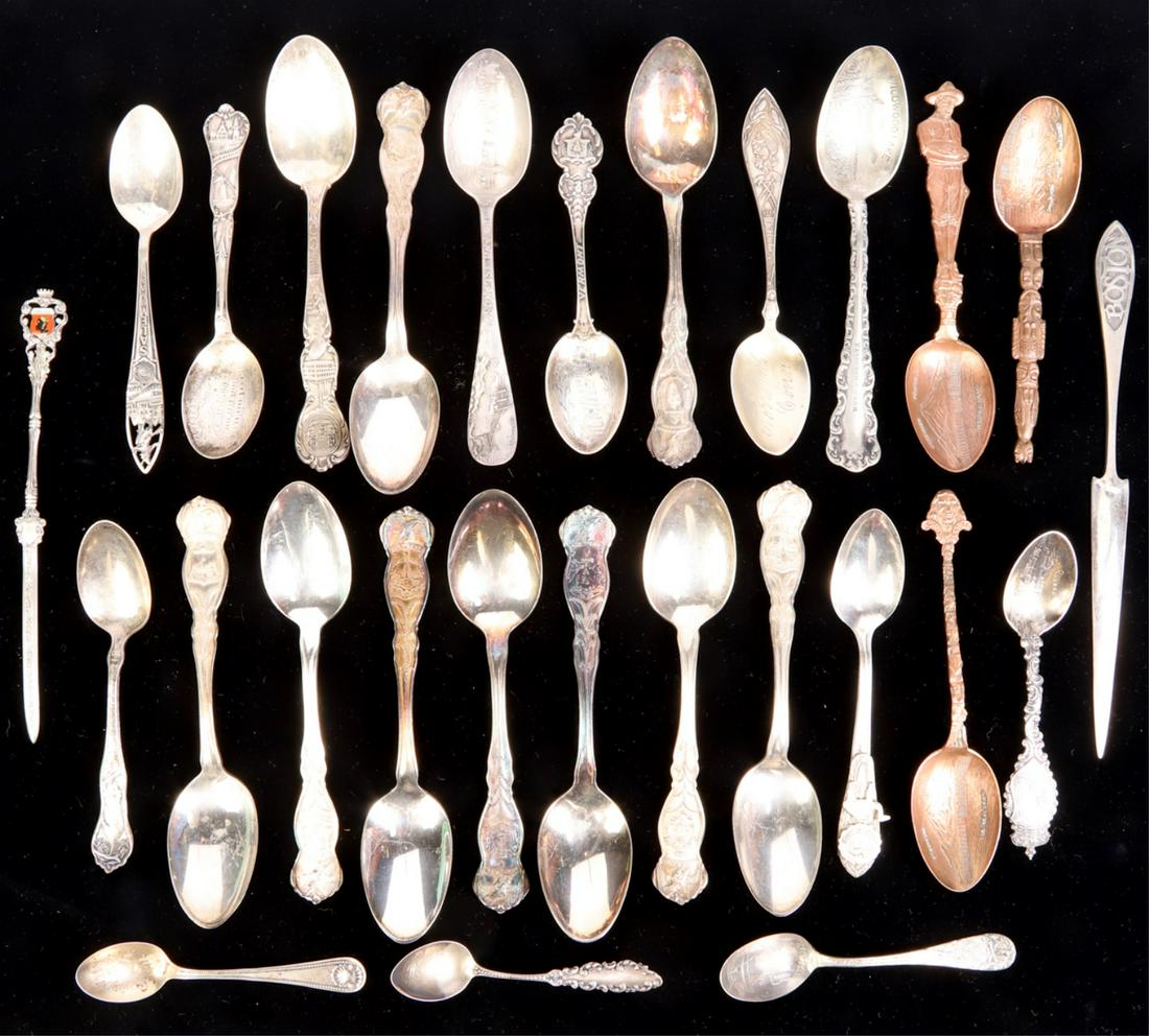 COLLECTION OF SOUVENIR SPOONS etc (1 of 13)