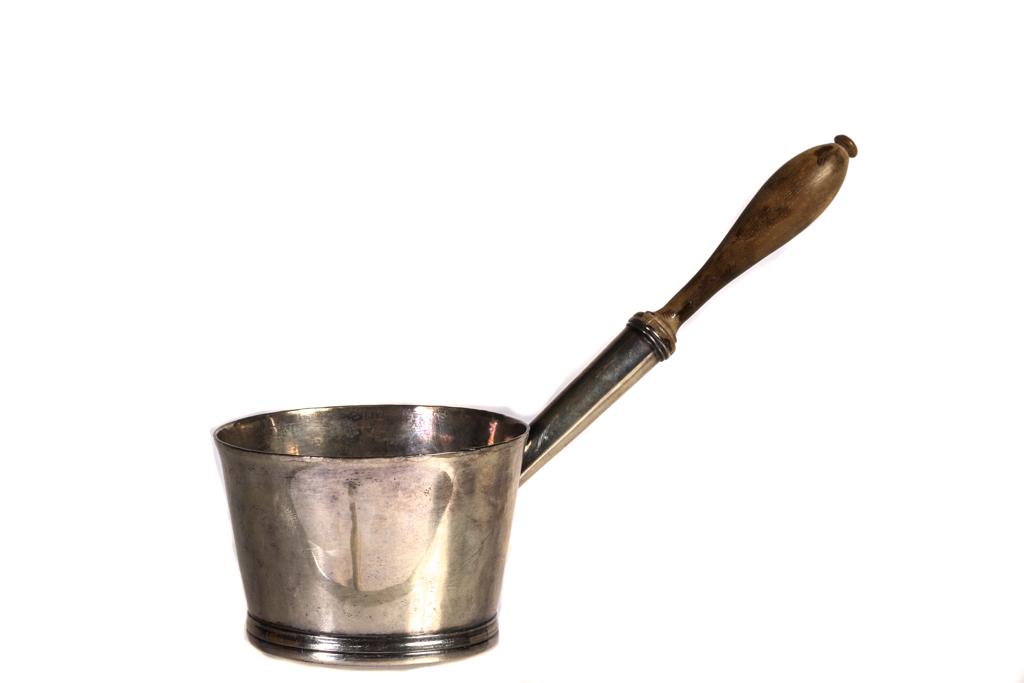 JOHN WAITE (1742-1817) COIN SILVER BRANDY WARMER (1 of 8)