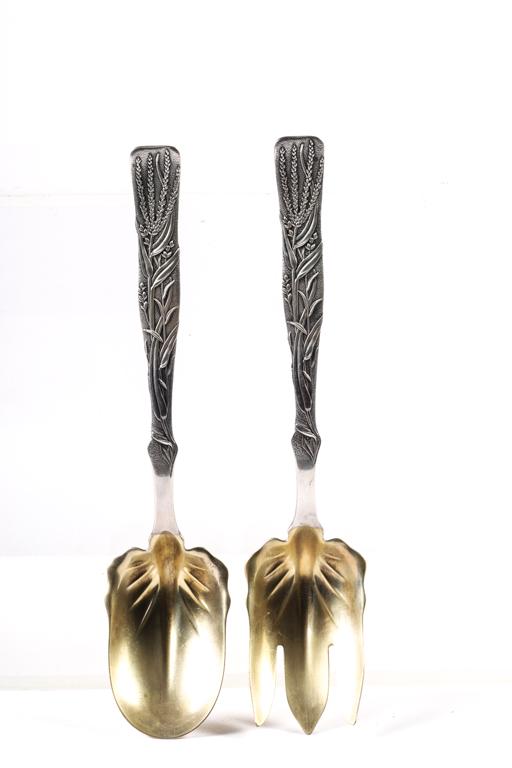 TIFFANY STERLING SILVER SALAD SET (1 of 12)