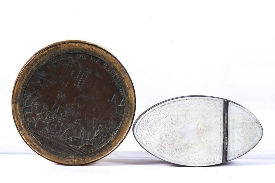 SIEGE DE LA BASTILLE SNUFF BOX & a SECOND (1 of 12)