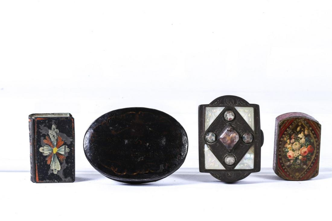 (4) ANTIQUE SNUFF BOXES (1 of 12)