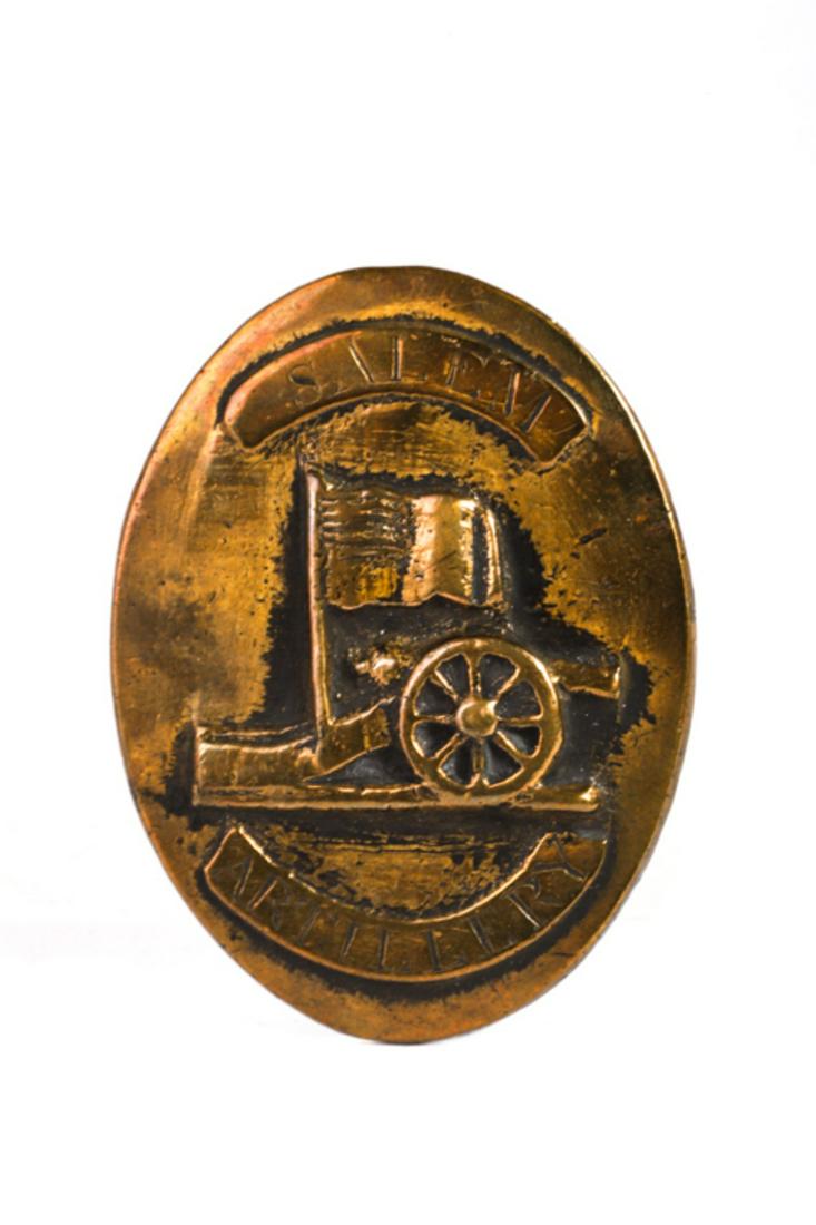 Early 19thc) SALEM ARTILLERY SHOULDER BELT PLATE (1 of 7)