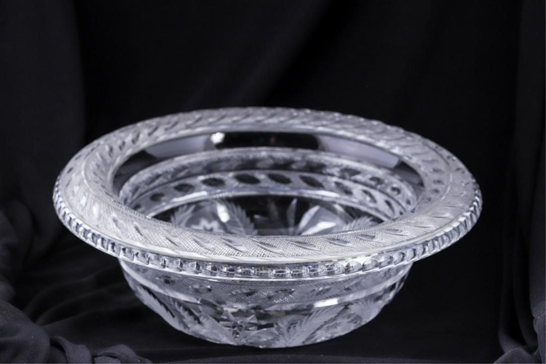 BRILLIANT PERIOD AMERICAN CUT GLASS BOWL (1 of 9)