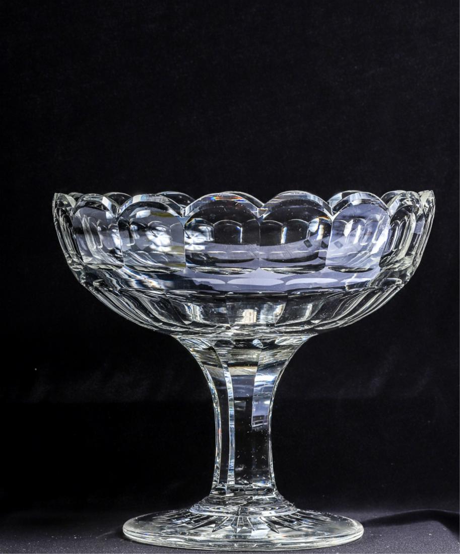 EARLY AMERICAN CUT GLASS COMPOTE (1 of 6)