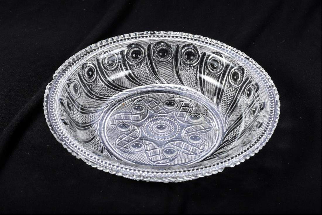 EARLY AMERICAN SANDWICH GLASS PLATE (1 of 6)