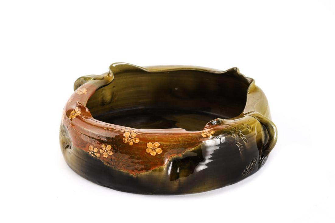 1887 ROOKWOOD POTTERY PLANTER SHAPE 59B ESAV (1 of 9)