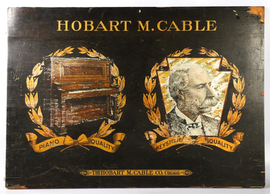 HOBART M. CABLE TRADE SIGN (1 of 6)