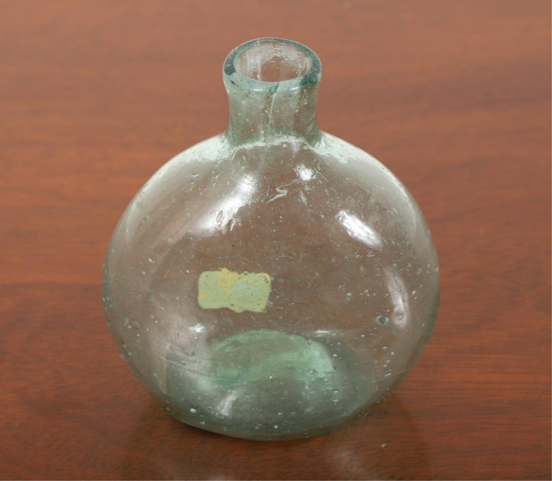 EARLY HAND BLOWN OVOID BOTTLE (1 of 5)