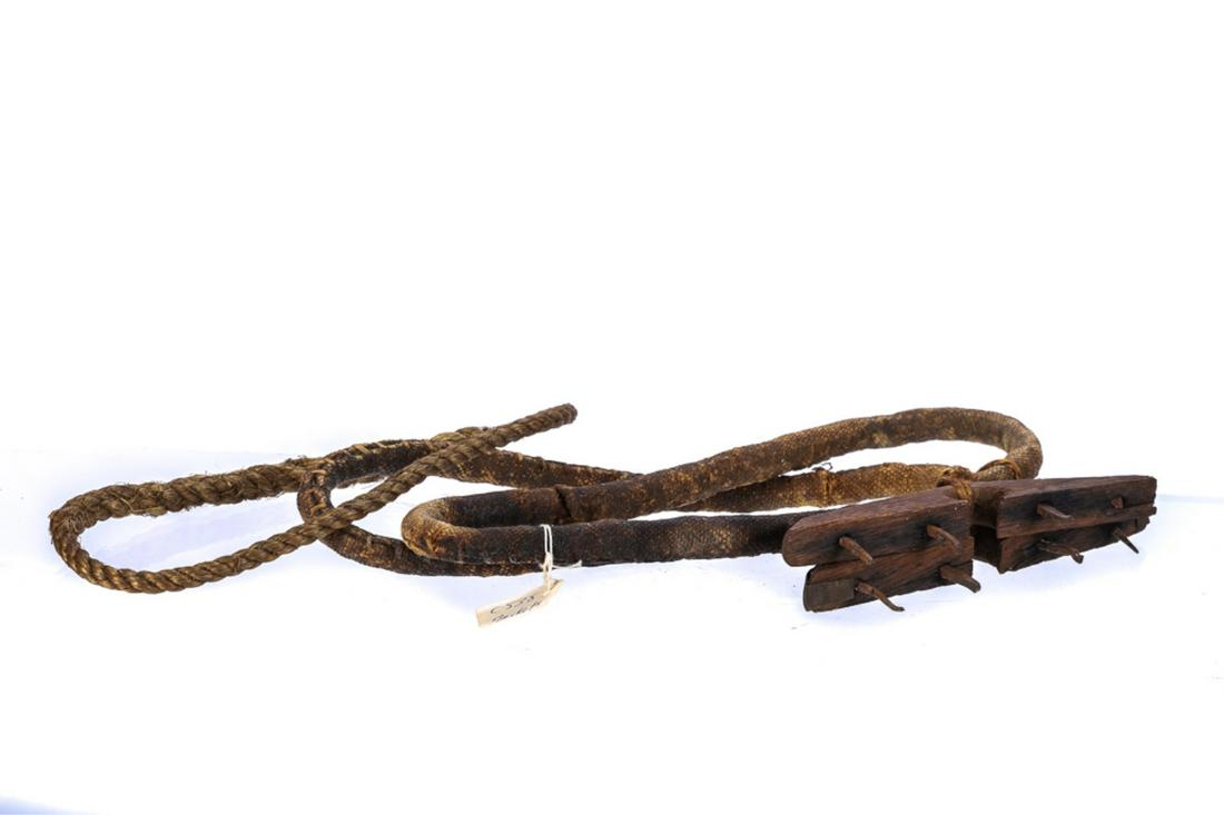 PAIR OF (18th c) BECKETS with ROSE HEAD NAILS (1 of 7)