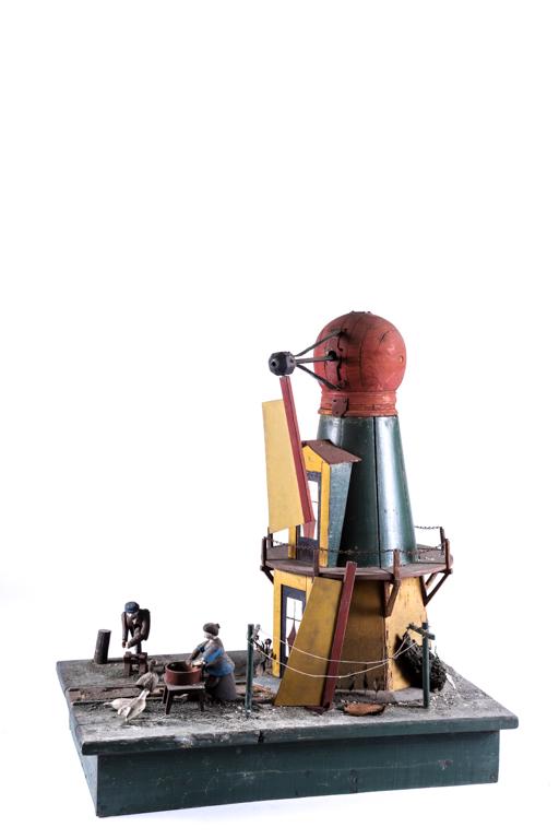 HIGHLY ANIMATED FOLKART WIND MILL (1 of 12)