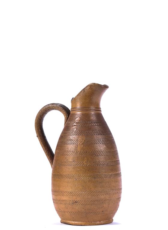 SALT GLAZED STONEWARE PITCHER (1 of 8)
