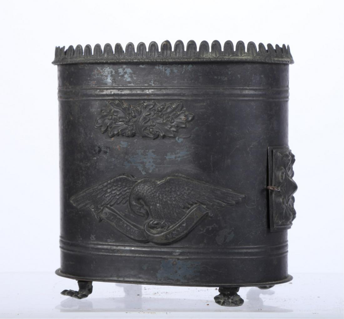 VICTORIAN MINIATURE TIN STOVE (1 of 8)