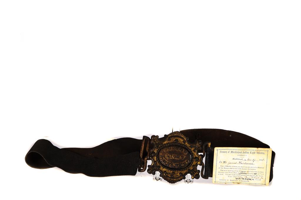 MARBLEHEAD MILITIA SUTTON LIGHT INFANTRY BELT (1 of 7)