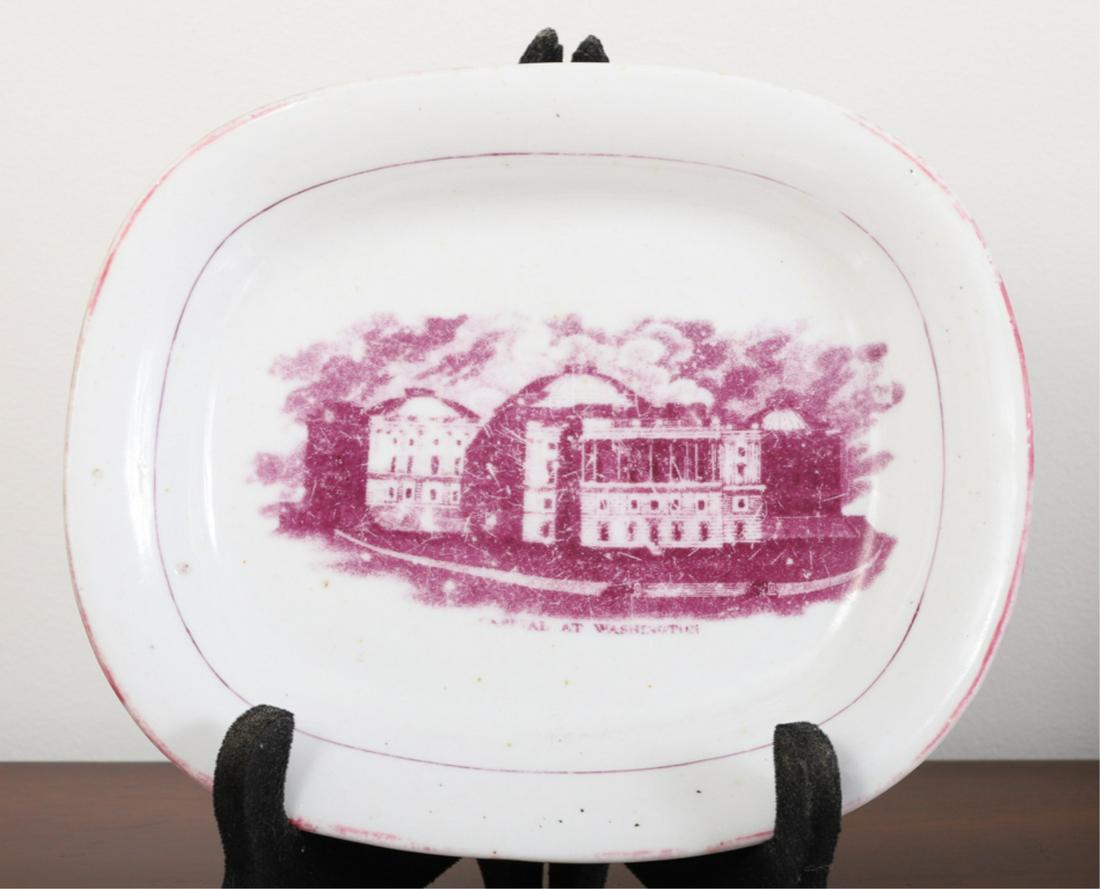 CAPITAL at WASHINGTON TRANSFERWARE TRAY (1 of 6)