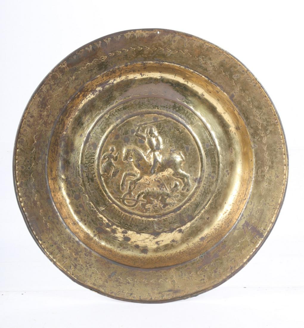 ST GEORGE AND THE DRAGON ALMS DISH (1 of 7)