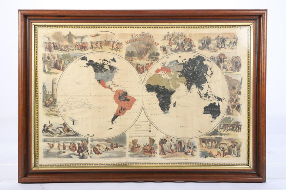 PICTORIAL MISSIONARY MAP OF THE WORLD (1 of 10)