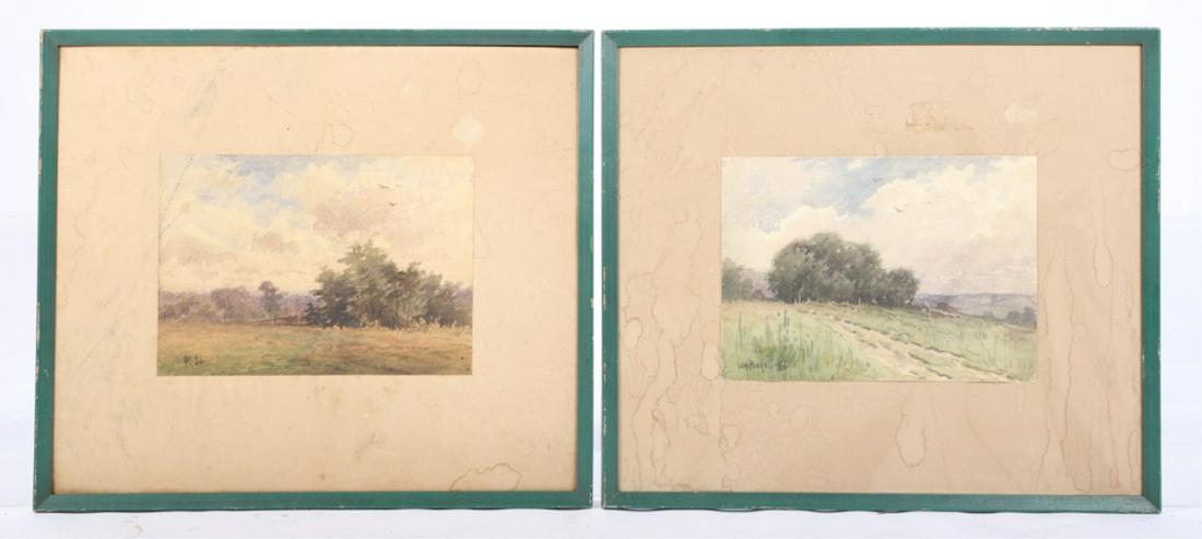 (2) WM PASKELL(1866-1951) WATERCOLOR LANDSCAPES (1 of 7)