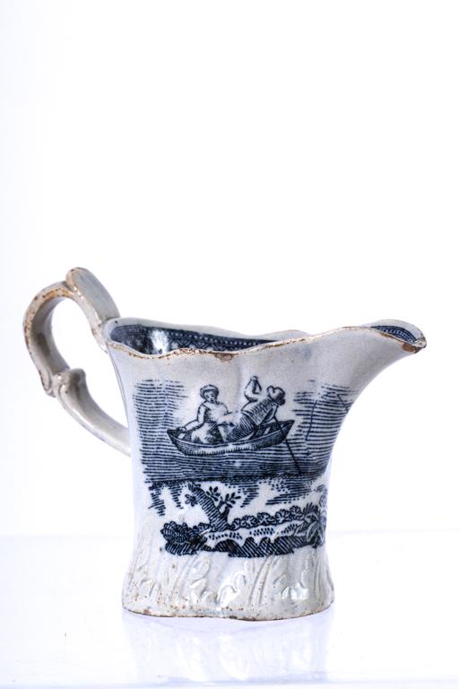 EARLY ENGLISH TRANSFERWARE CREAMER (1 of 8)