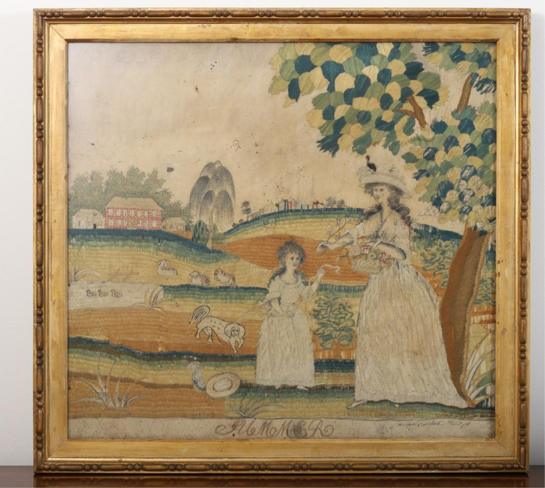 1791 PHILADELPHIA NEEDLEWORK MARGARET CRAWFORD (1 of 8)