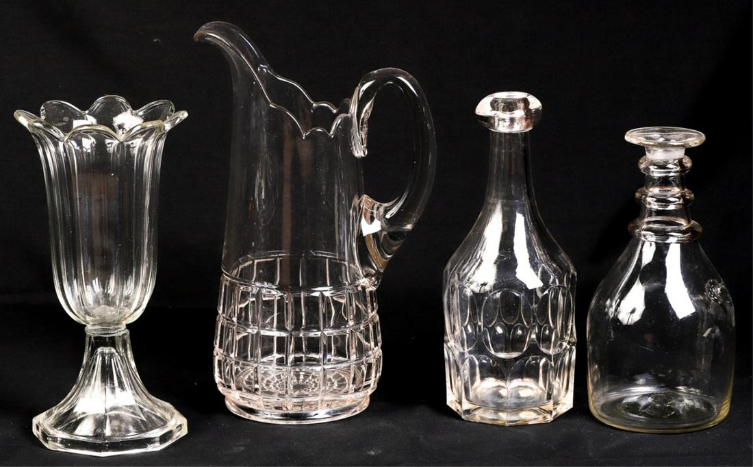 GROUPING OF (4) ANTIQUE GLASSWARES (1 of 17)