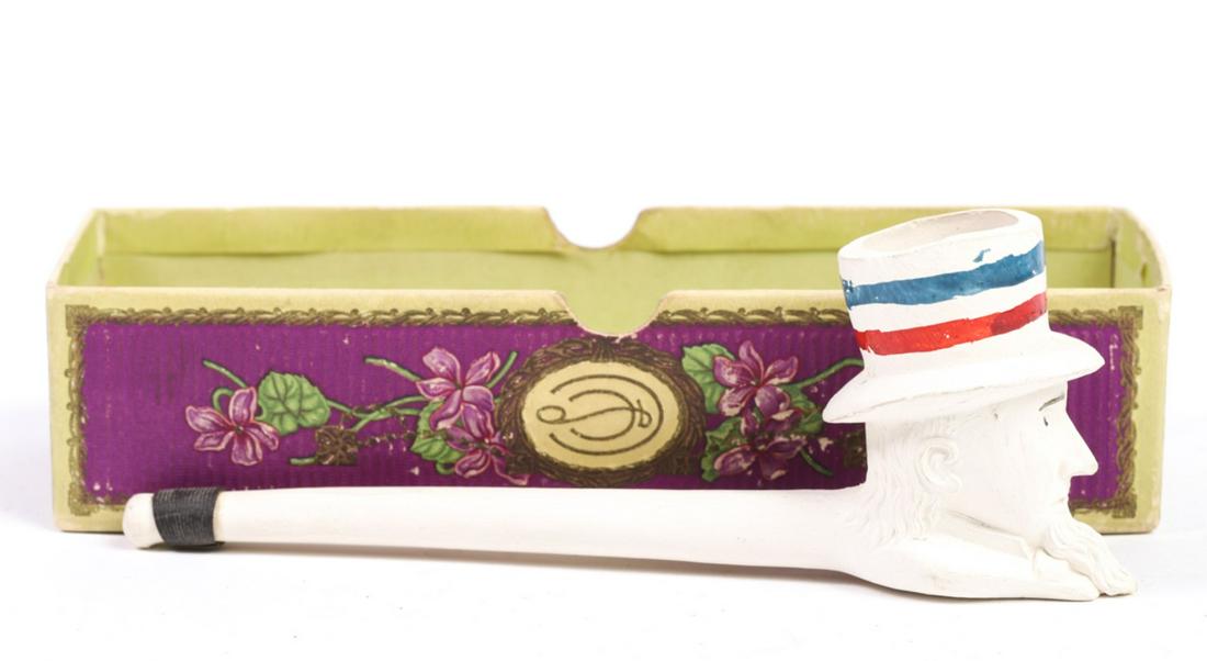 FIGURAL UNCLE SAM CLAY PIPE (1 of 7)