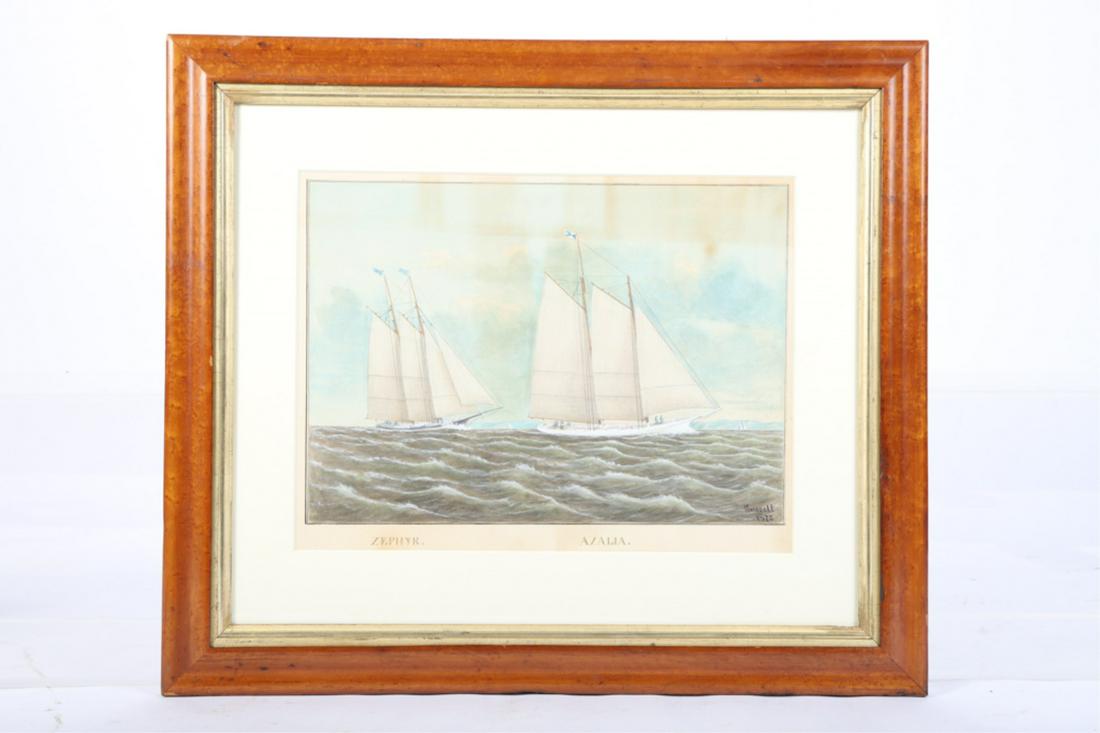 BENJAMIN RUSSELL (1804 - 1885) WATERCOLOR (1 of 6)