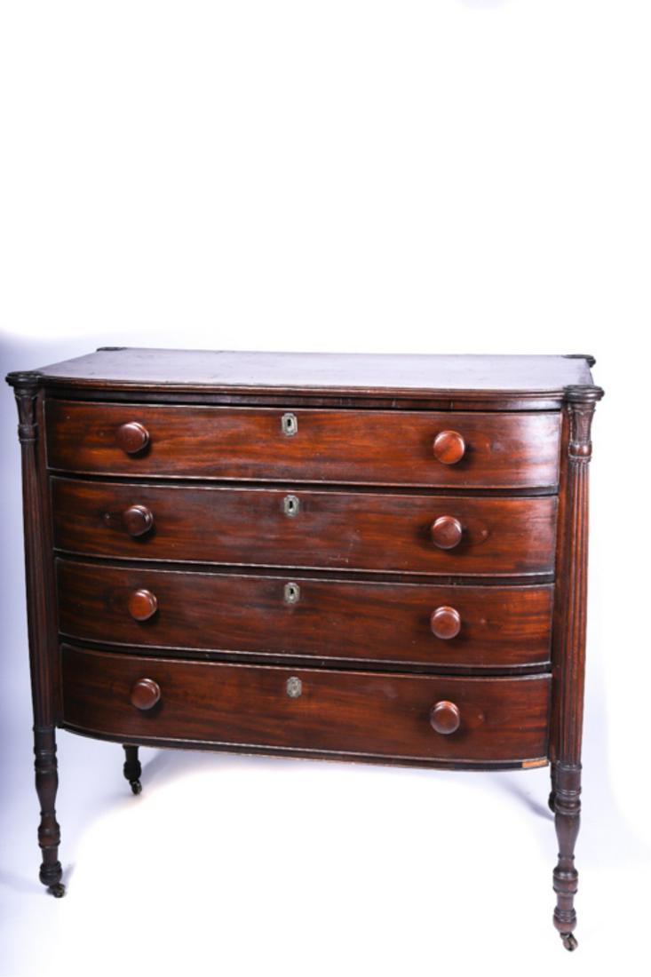 FEDERAL CHEST OF DRAWERS ATTR.. WM. HOOK (1 of 4)
