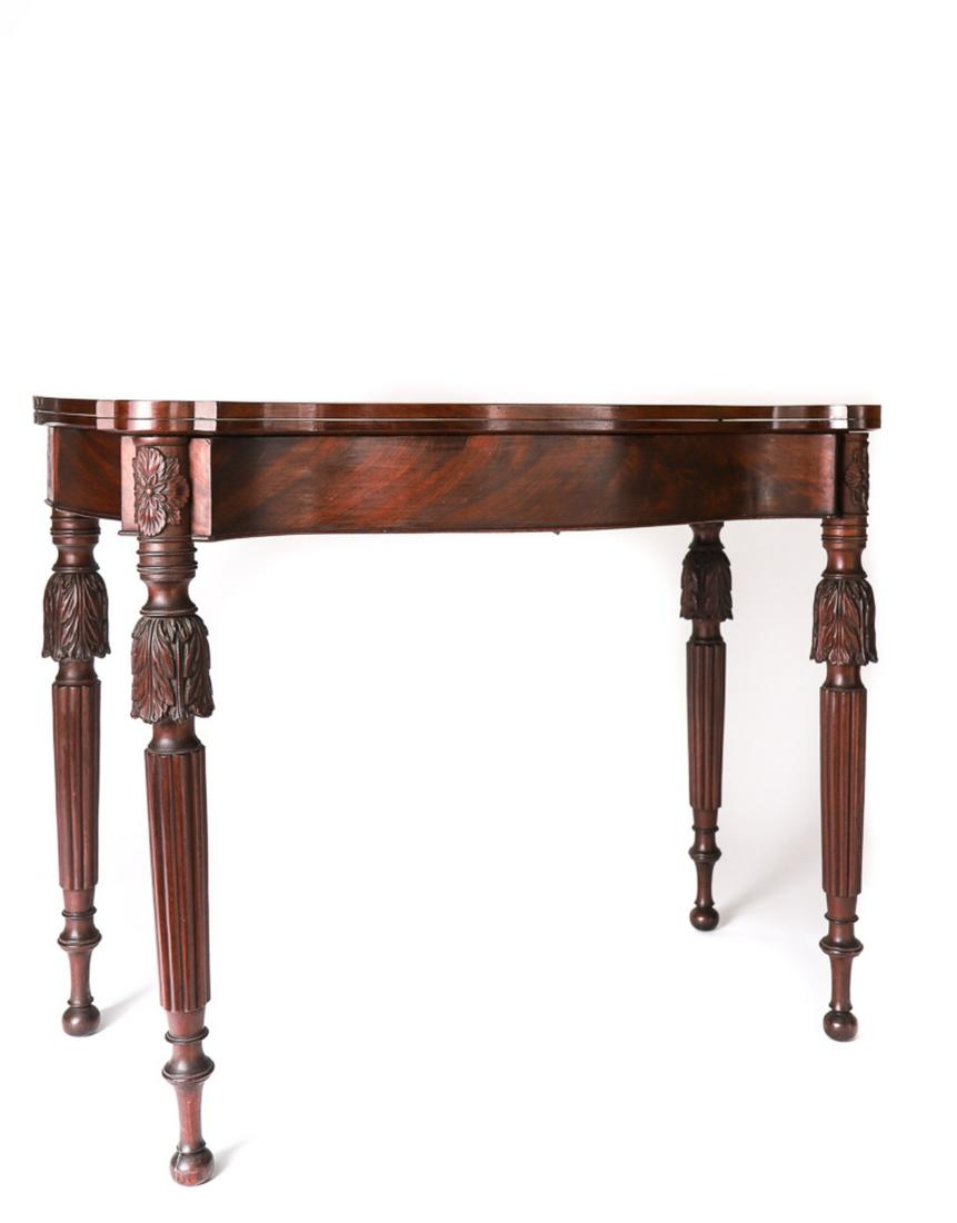 FEDERAL MAHOGANY CARD TABLE attributed to McINTIRE (1 of 13)