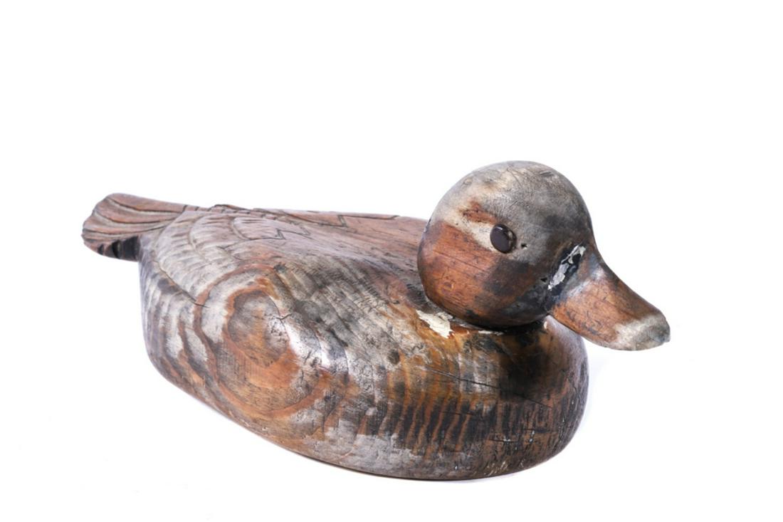 CARVED WORKING DUCK DECOY (1 of 10)