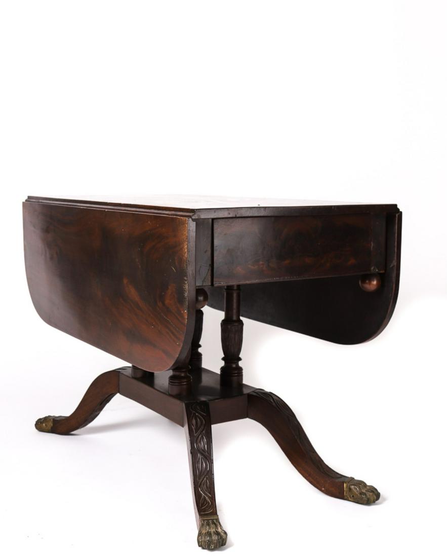 DUNCAN PHYFE SCHOOL MAHOGANY BREAKFAST TABLE (1 of 12)