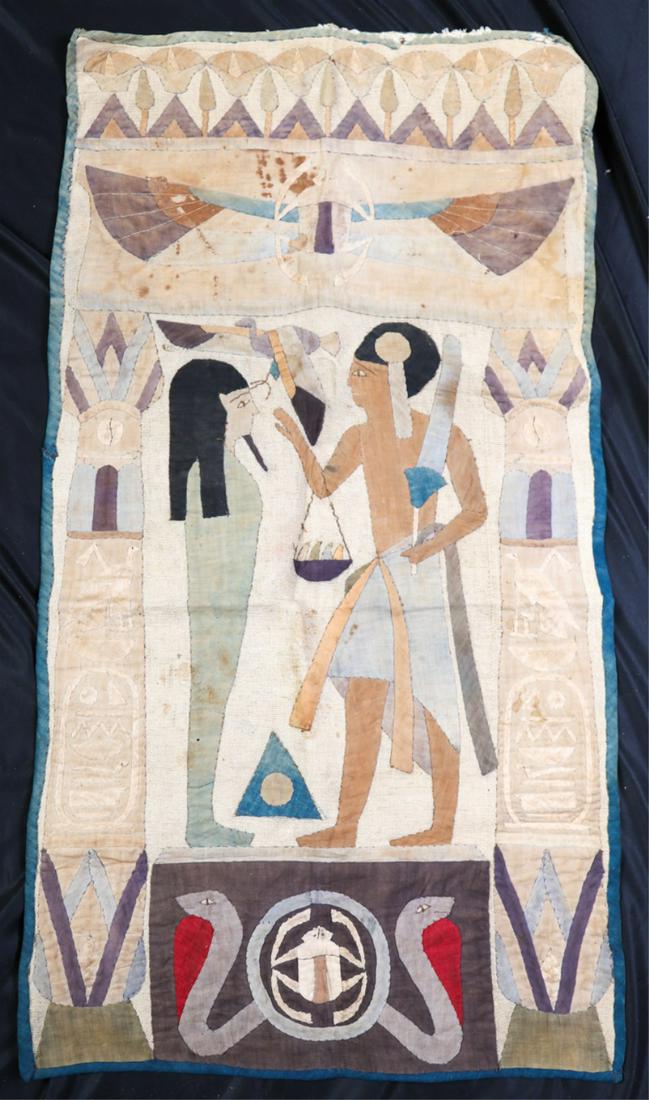 EGYPTIAN APPLIQUE WALL HANGING (1 of 11)