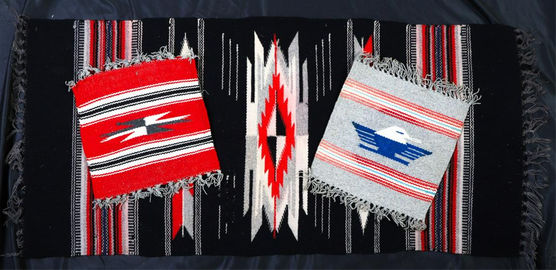 (3) NATIVE AMERICAN INDIAN WEAVINGS (1 of 9)